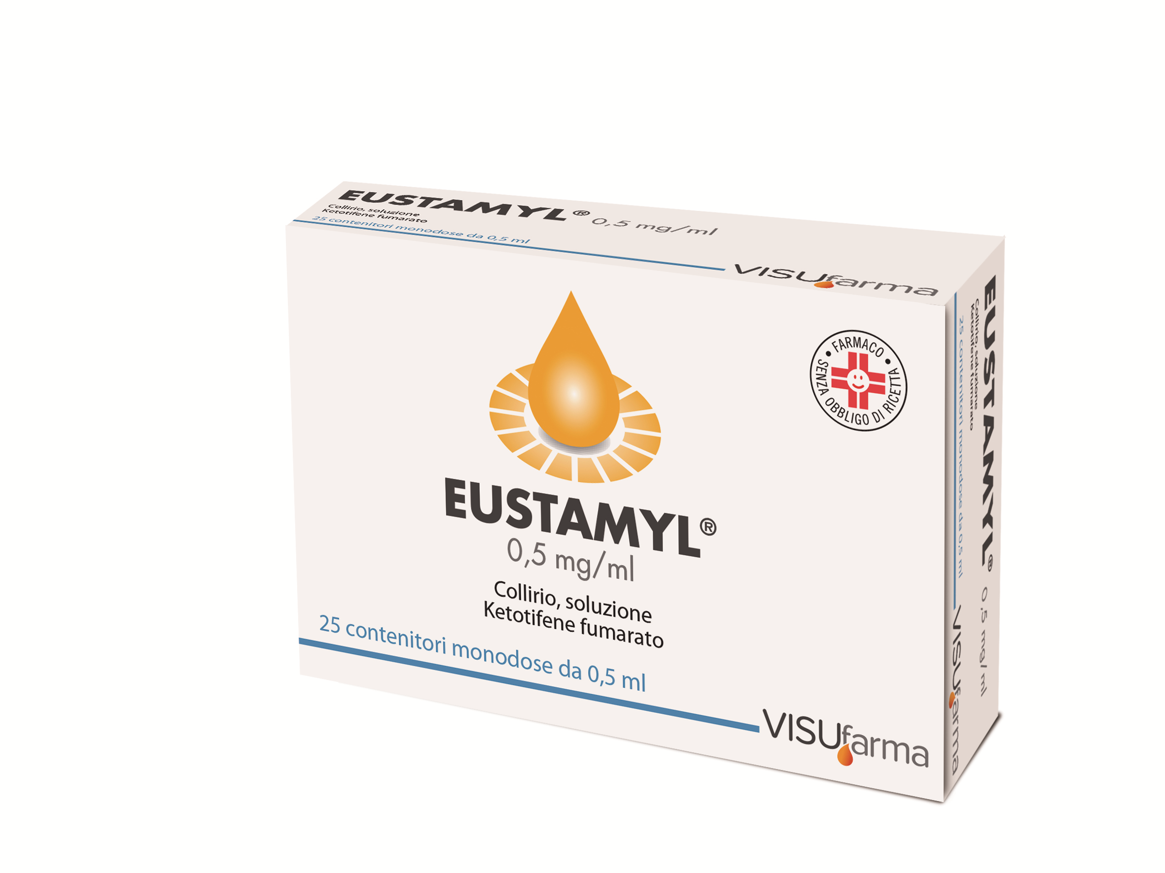EUSTAMYL*COLL 25FL 0,5ML 0,05% - Farmastop