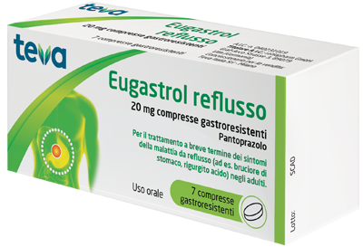 EUGASTROL REFLUSSO*7CPR 20MG - Farmastop
