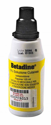 BETADINE*SOLUZ CUT 125ML 10% - Farmastop