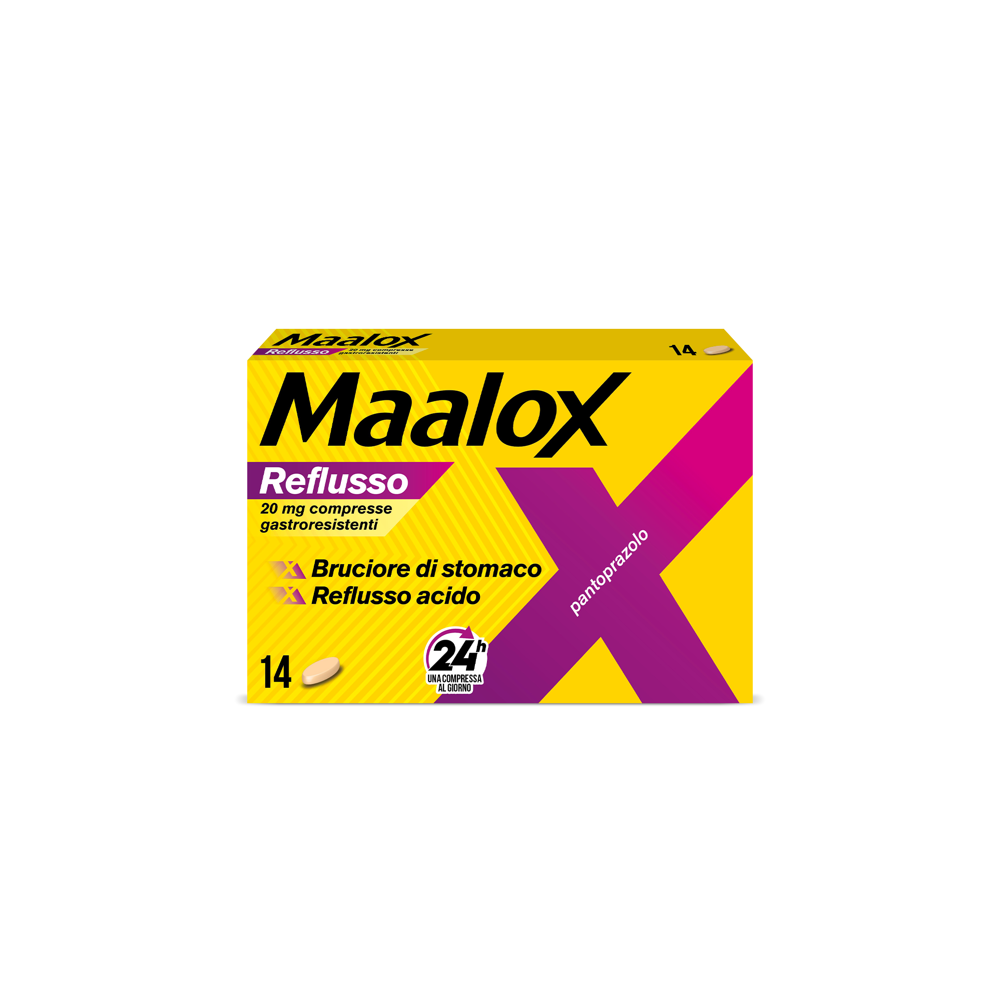 MAALOX REFLUSSO*14CPR 20MG - Farmastop