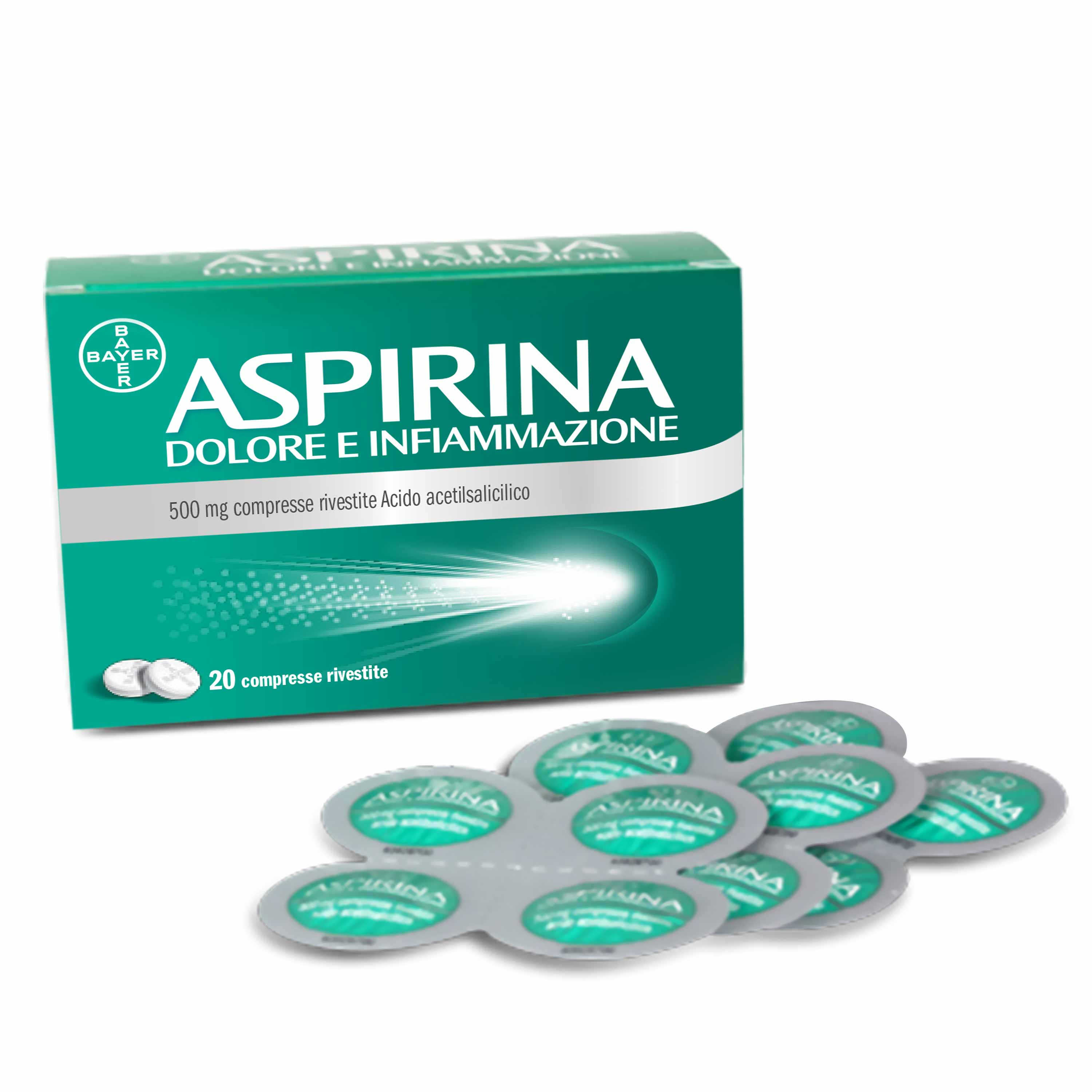 ASPIRINA DOLORE INF*20CPR500MG - Farmastop