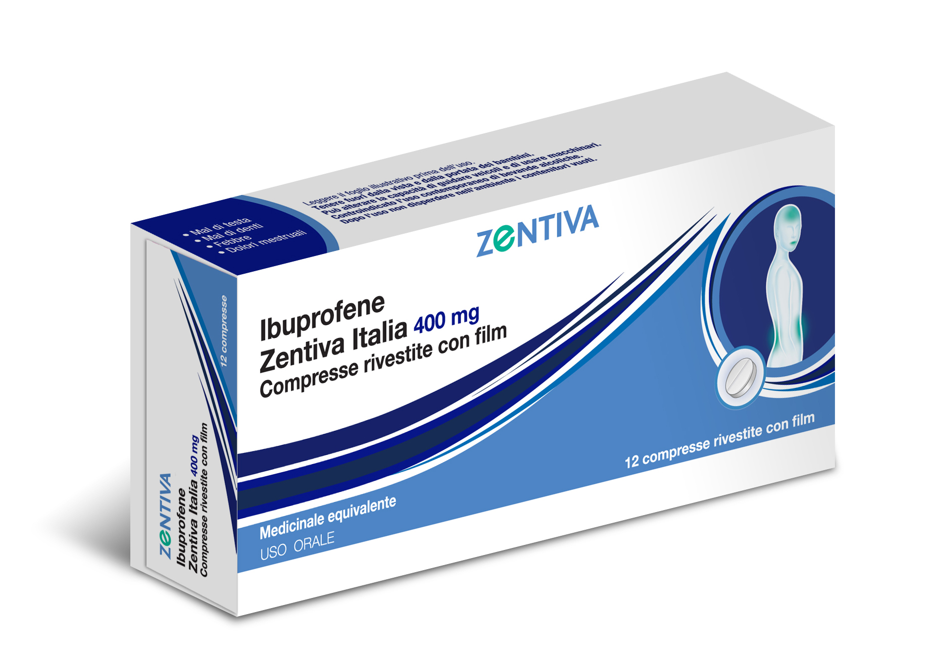 IBUPROFENE ZEN*12CPR 400MG - Farmastop
