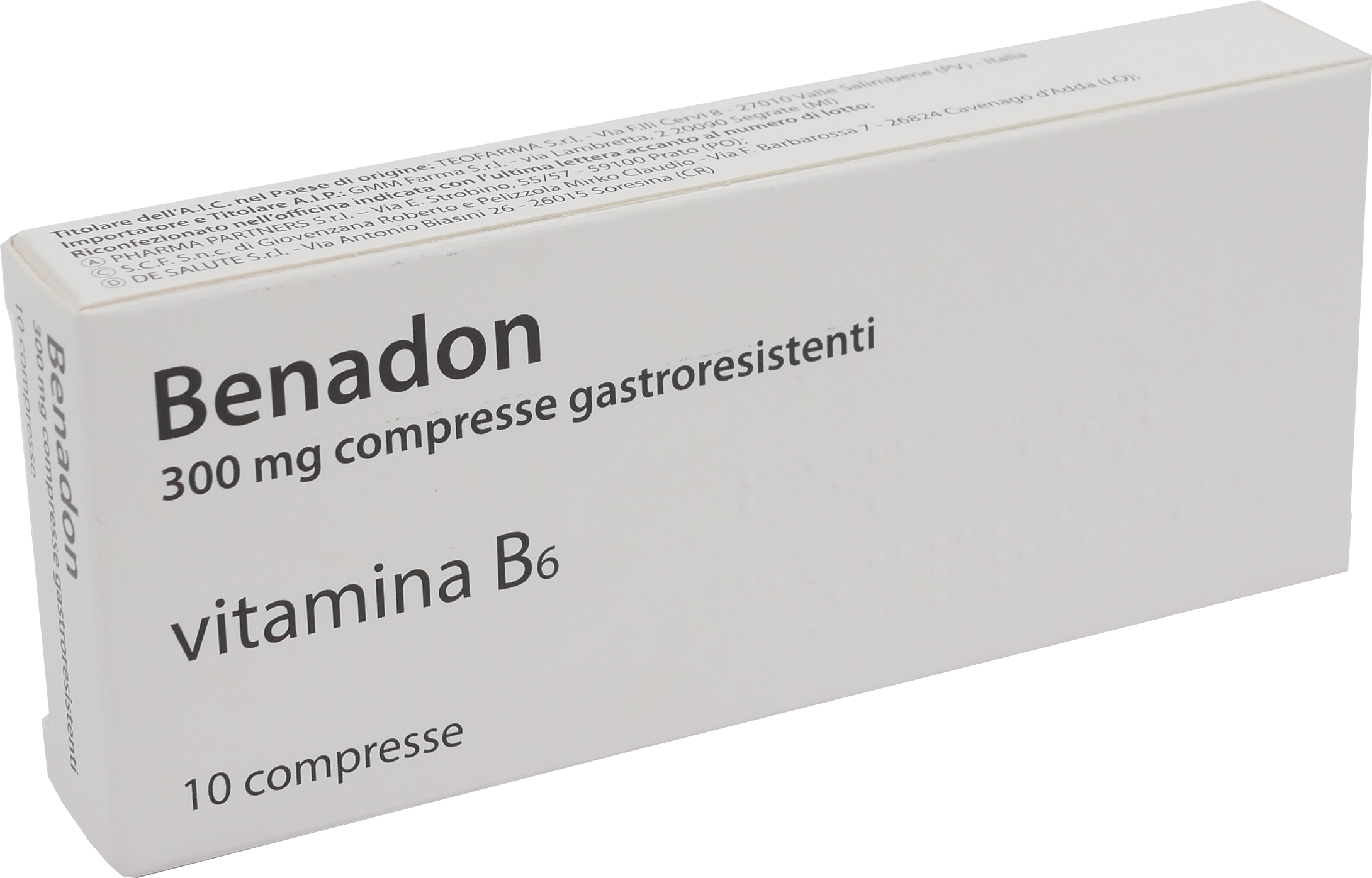 BENADON*10CPR GASTRORES 300MG - Farmastop
