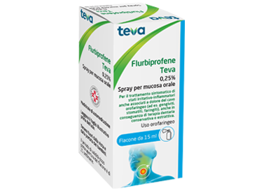 FLURBIPROFENE TE*OS SPRAY 15ML - Farmastop