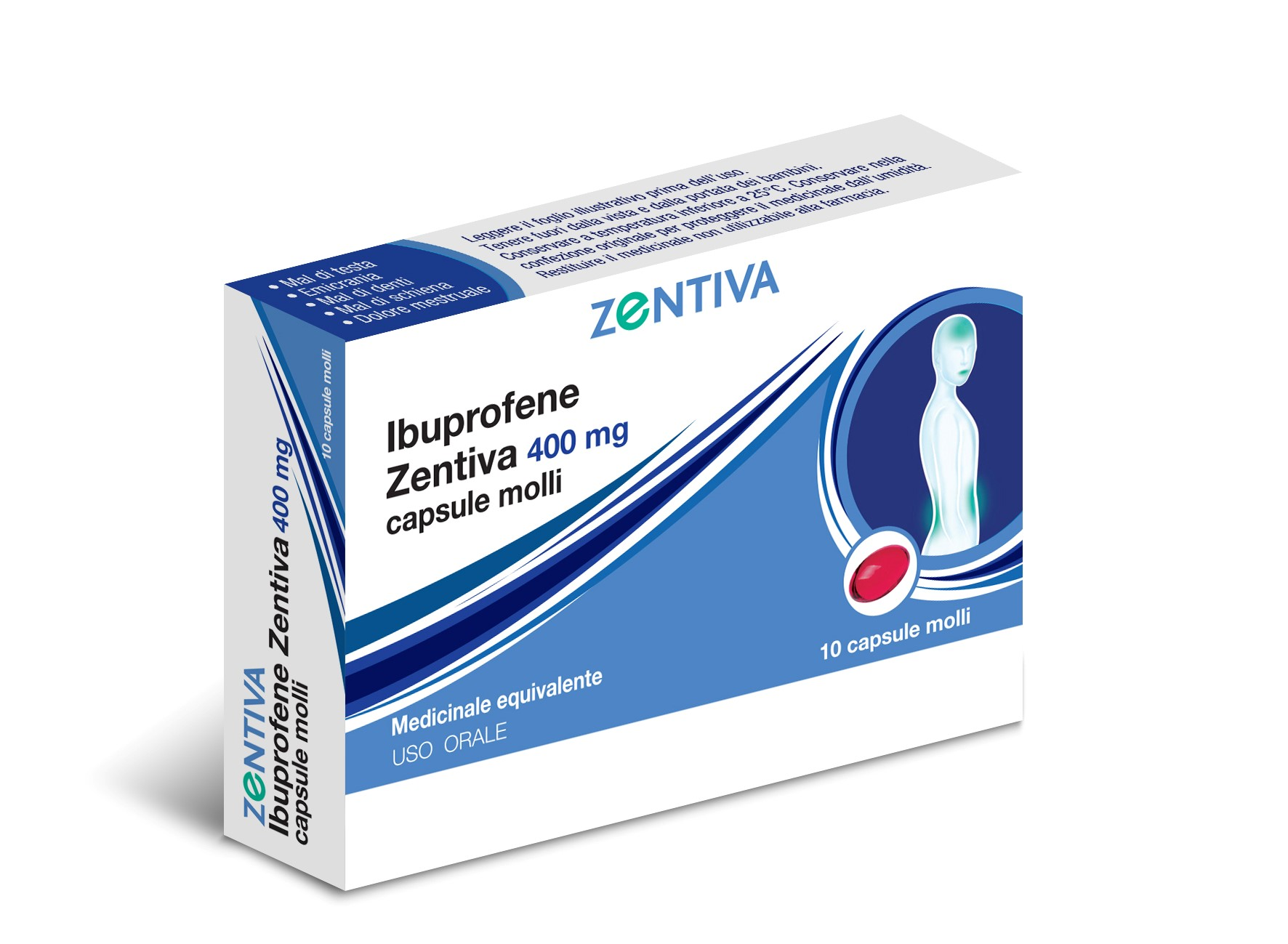 IBUPROFENE ZEN*10CPS 400MG - Farmastop