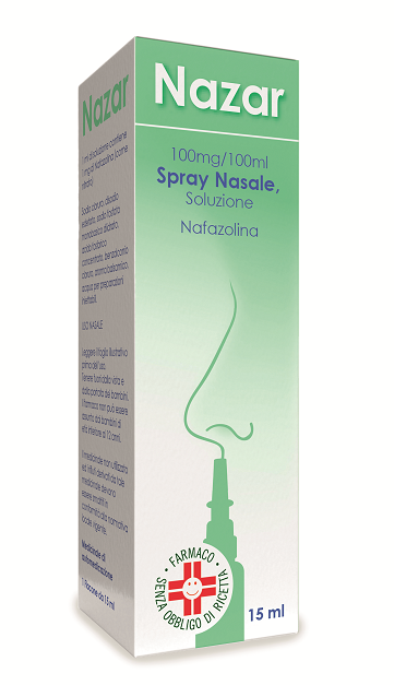 NAZAR*SPRAY NAS 15ML 100MG/100 - Farmastop