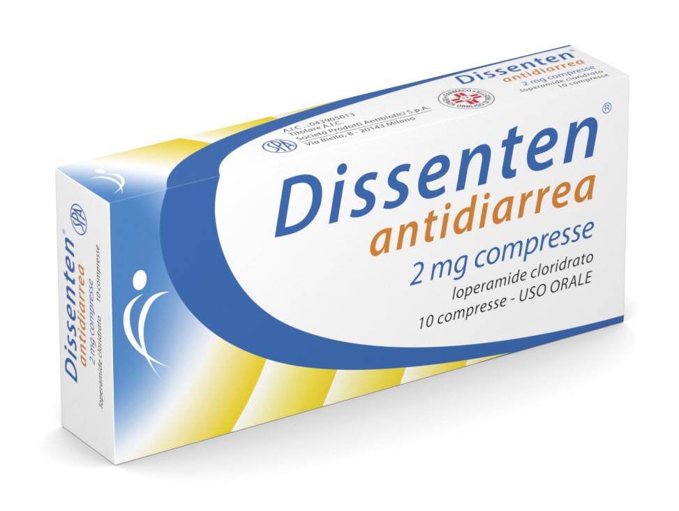DISSENTEN ANTIDIARREA*10CPR2MG - Farmastop