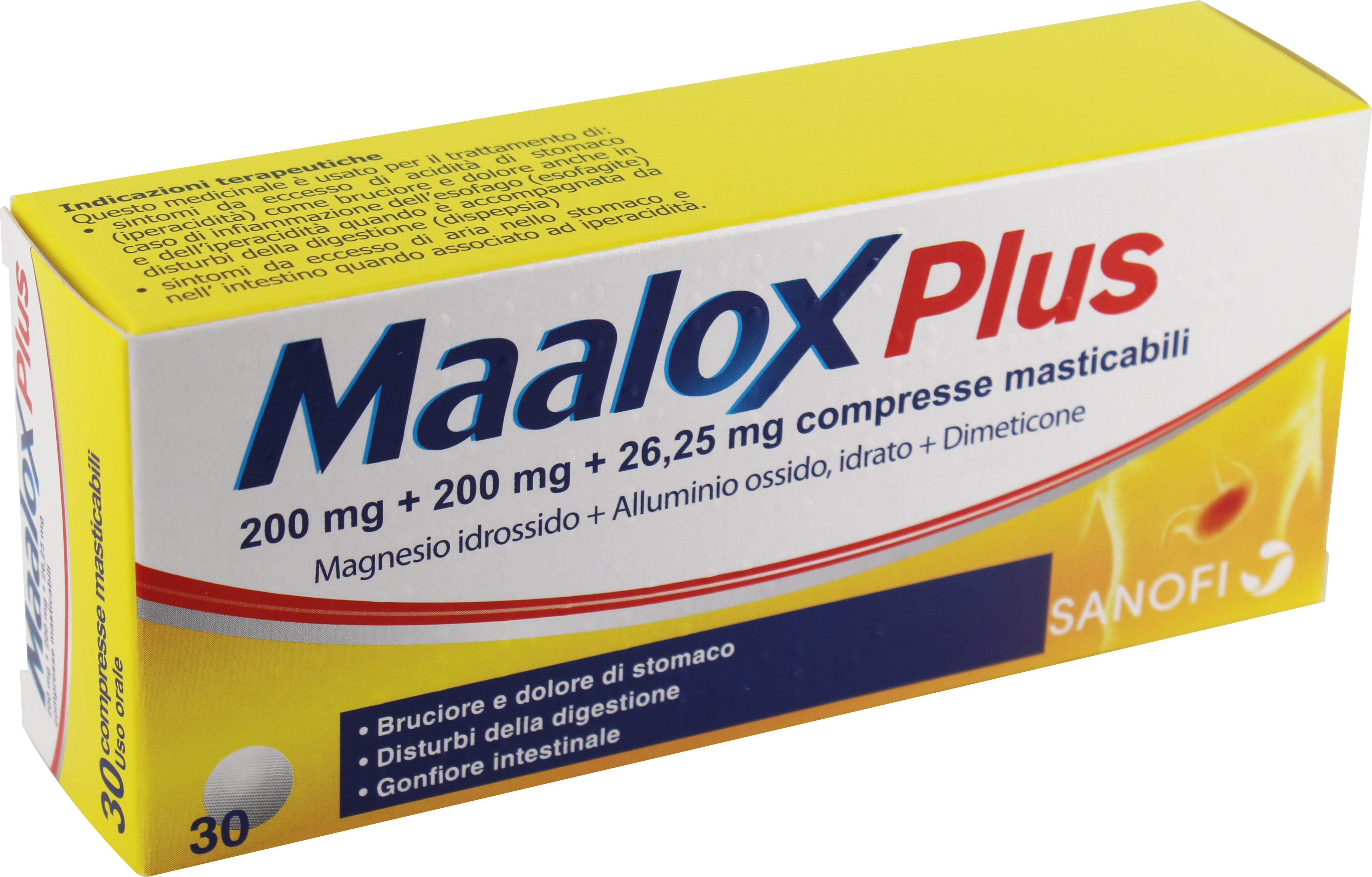 MAALOX PLUS*30CPR MAST - Farmastop