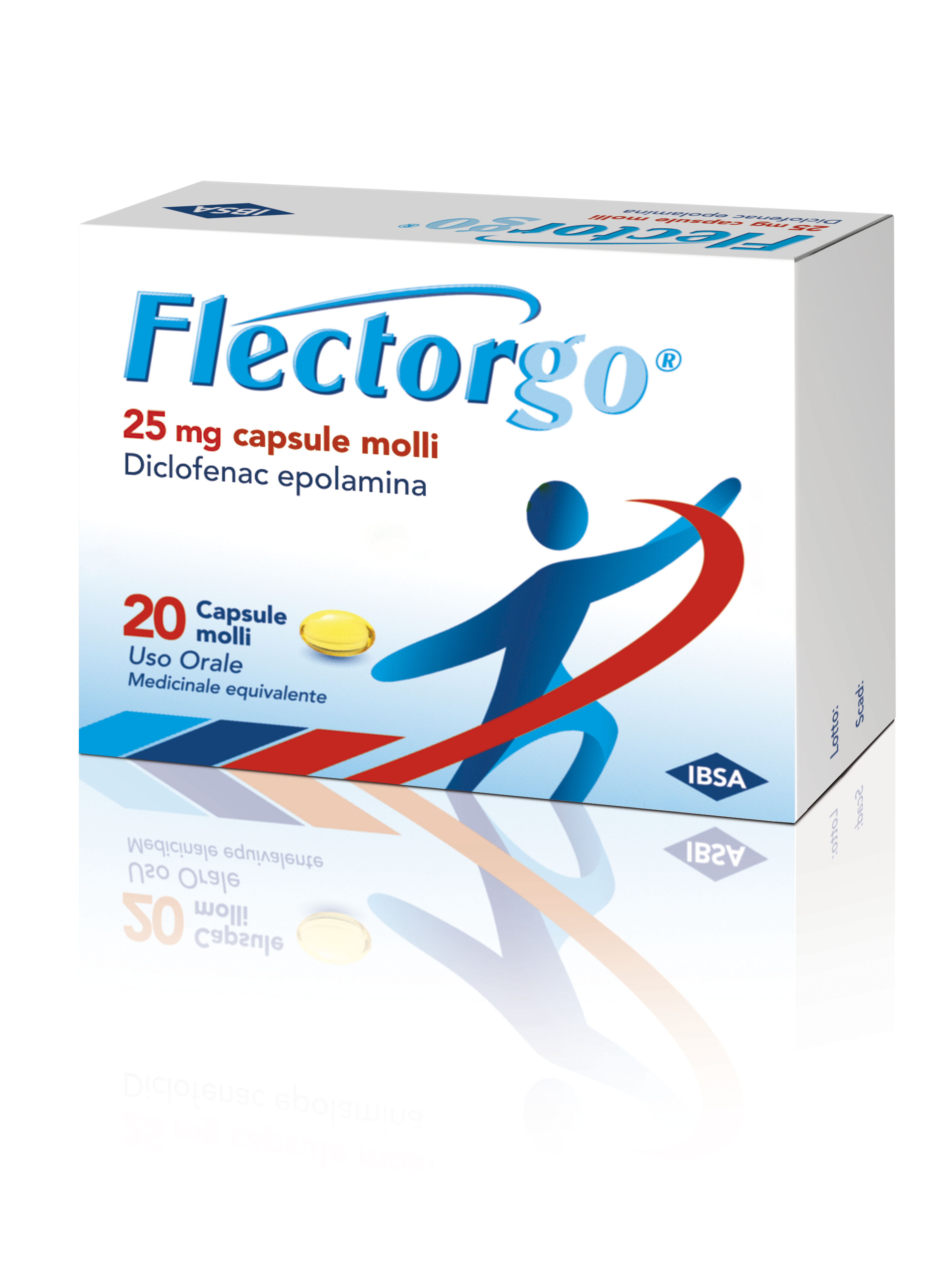 FLECTORGO*20CPS MOLLI 25MG - Farmastop