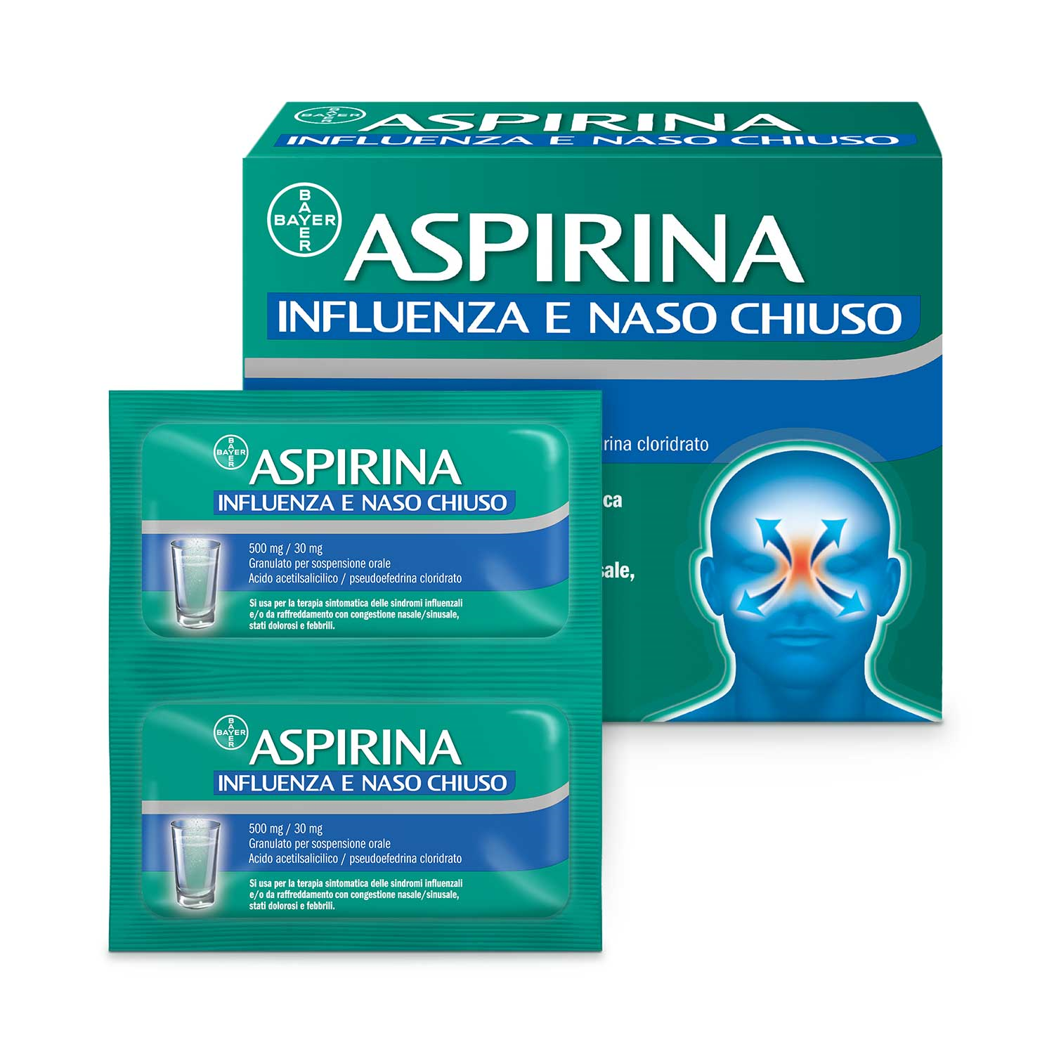 ASPIRINA INFLUENZA E NASO C*20 - Farmastop
