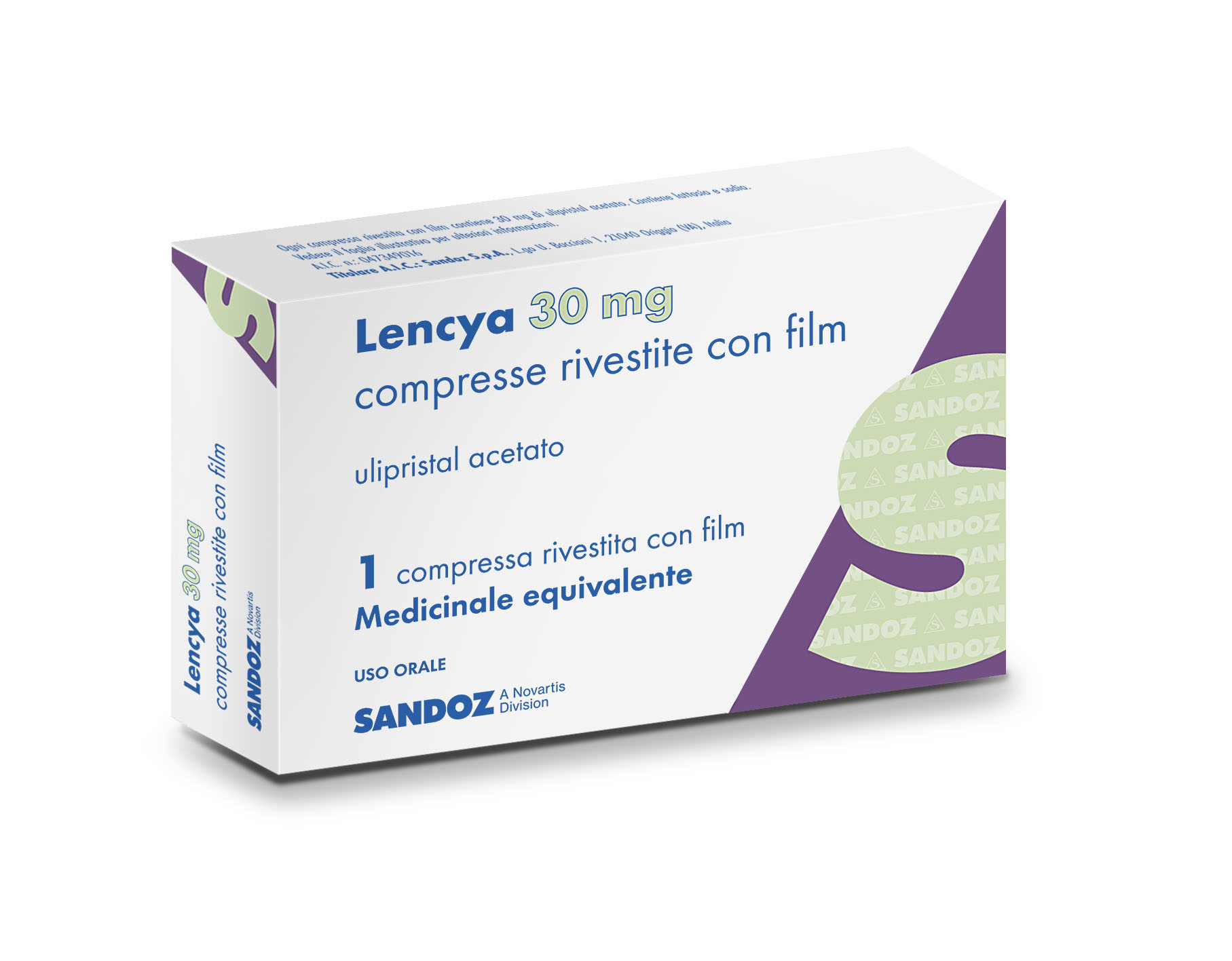 LENCYA*1CPR RIV 30MG - Farmastop