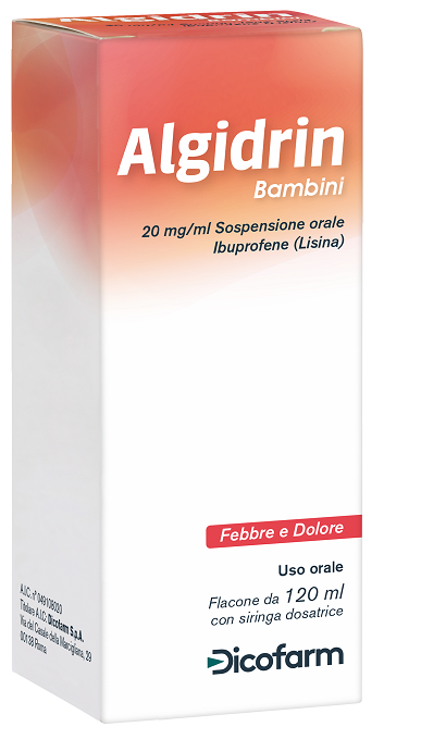 ALGIDRIN*OS 120ML 20MG/ML+SIR - Farmastop
