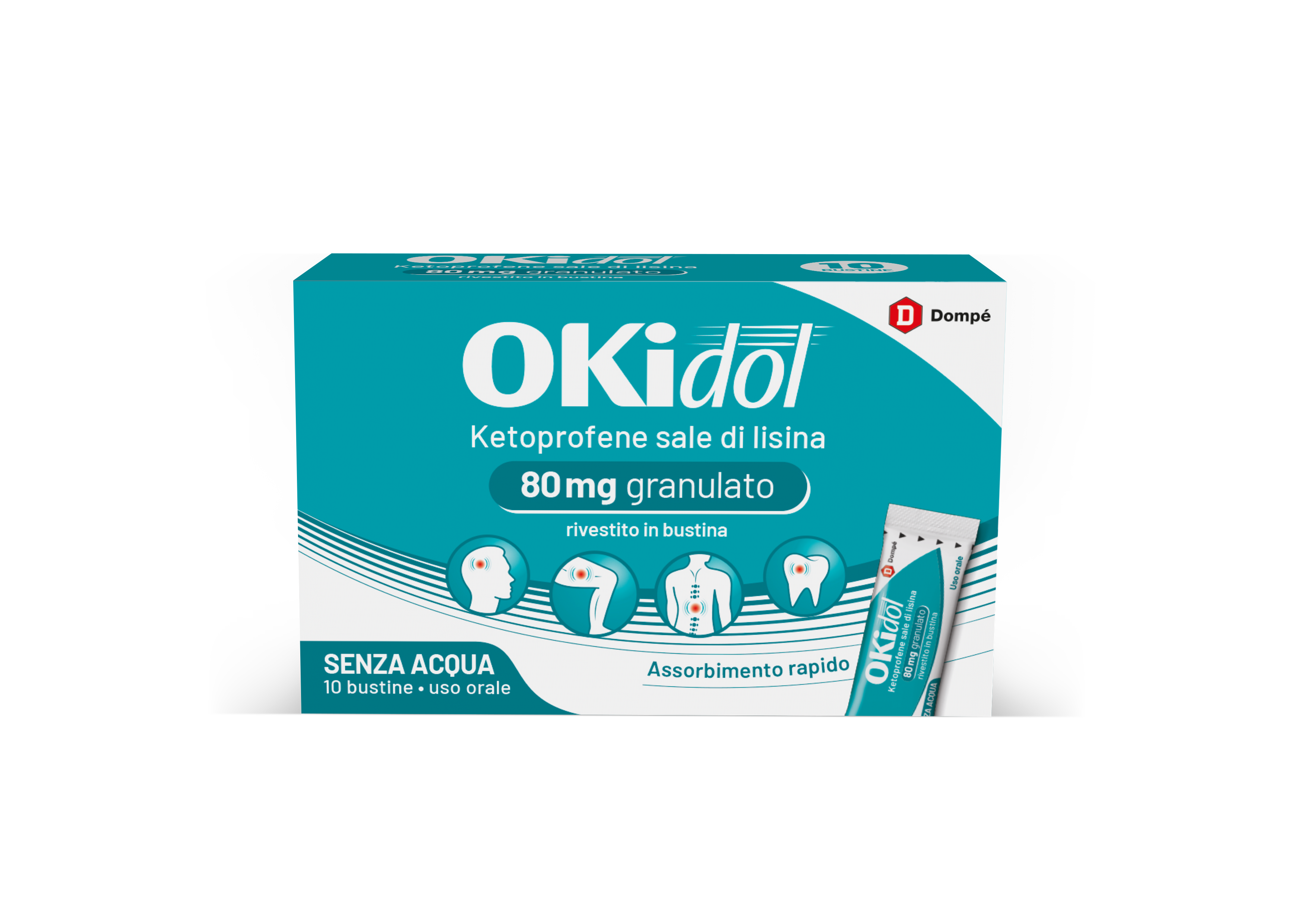 OKIDOL*OS GRAT 10BUST 80MG - Farmastop