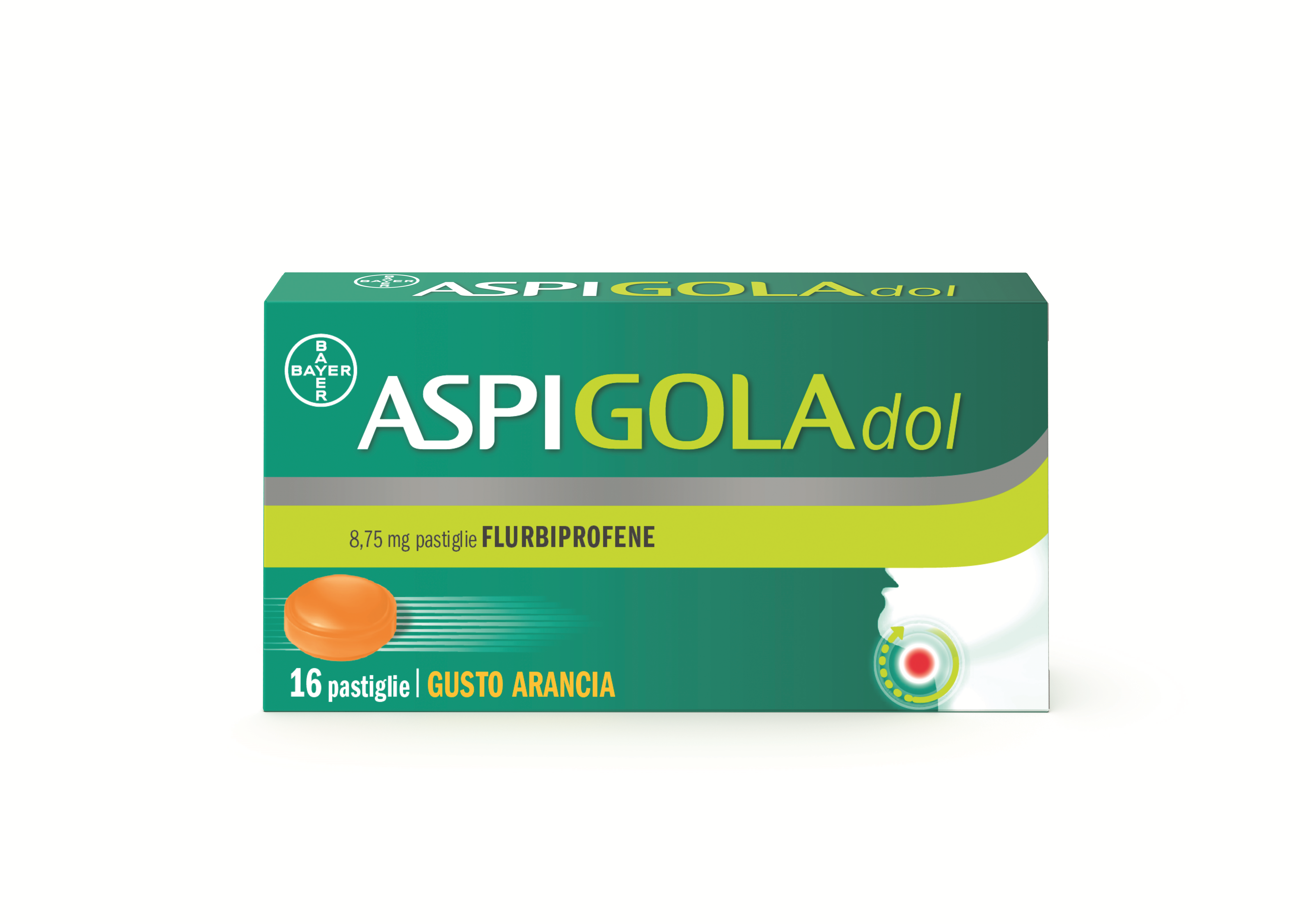 ASPIGOLADOL*16PASTL 8,75MG - Farmastop