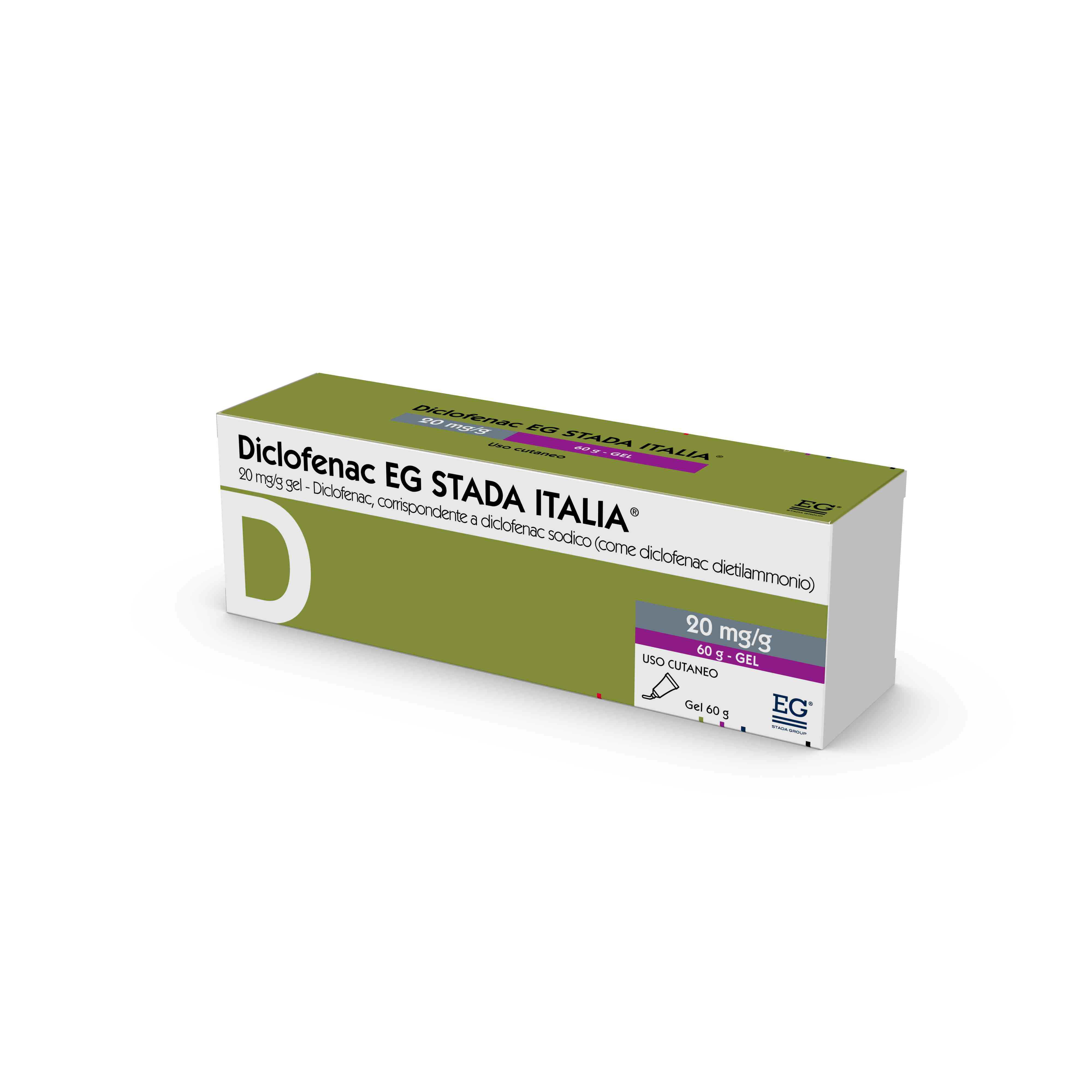 DICLOFENAC EG*GEL 60G 20MG/G - Farmastop