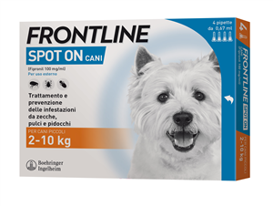 FRONTLINE*4PIP 2-10KG CANI - Farmastop