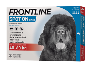 FRONTLINE*4PIP 40-60KG CANI - Farmastop