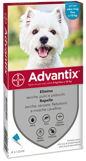 ADVANTIX SPOT ON*4PIP 4-10KG - Farmastop