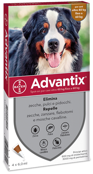 ADVANTIX SPOT ON*4PIP 40-60KG - Farmastop