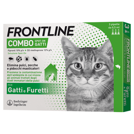 FRONTLINE COMBO*3PIP GATTI/FUR - Farmastop