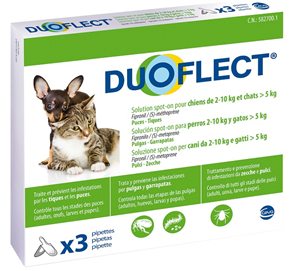 DUOFLECT*3PIP 2-10KG CANI/GAT - Farmastop