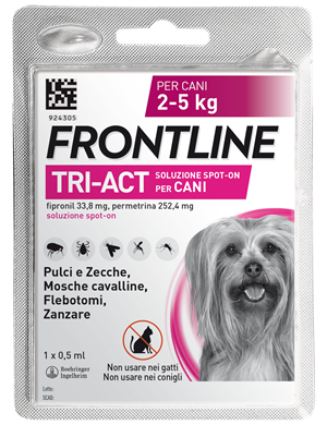 FRONTLINE TRI-ACT*1PIP 2-5KG - Farmastop
