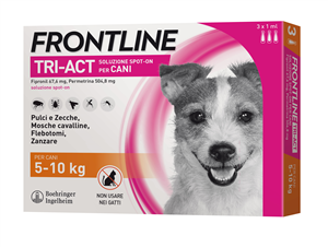 FRONTLINE TRI-ACT*3PIP 5-10KG - Farmastop