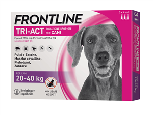 FRONTLINE TRI-ACT*3PIP 20-40KG - Farmastop