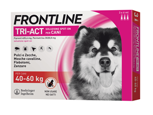 FRONTLINE TRI-ACT*3PIP 40-60KG - Farmastop