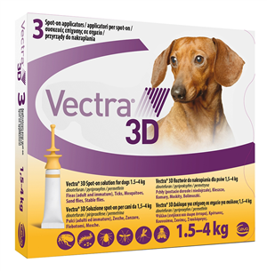 VECTRA 3D*3PIP 1,5-4KG GIALLO - Farmastop