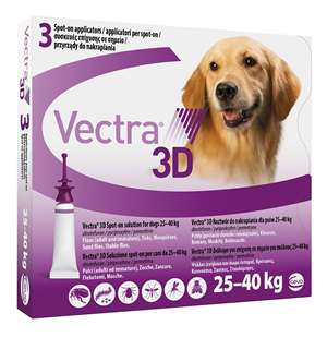 VECTRA 3D*3PIP 25-40KG VIOLA - Farmastop