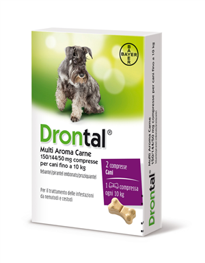 DRONTAL MULTI AR CARNE*2CPR - Farmastop