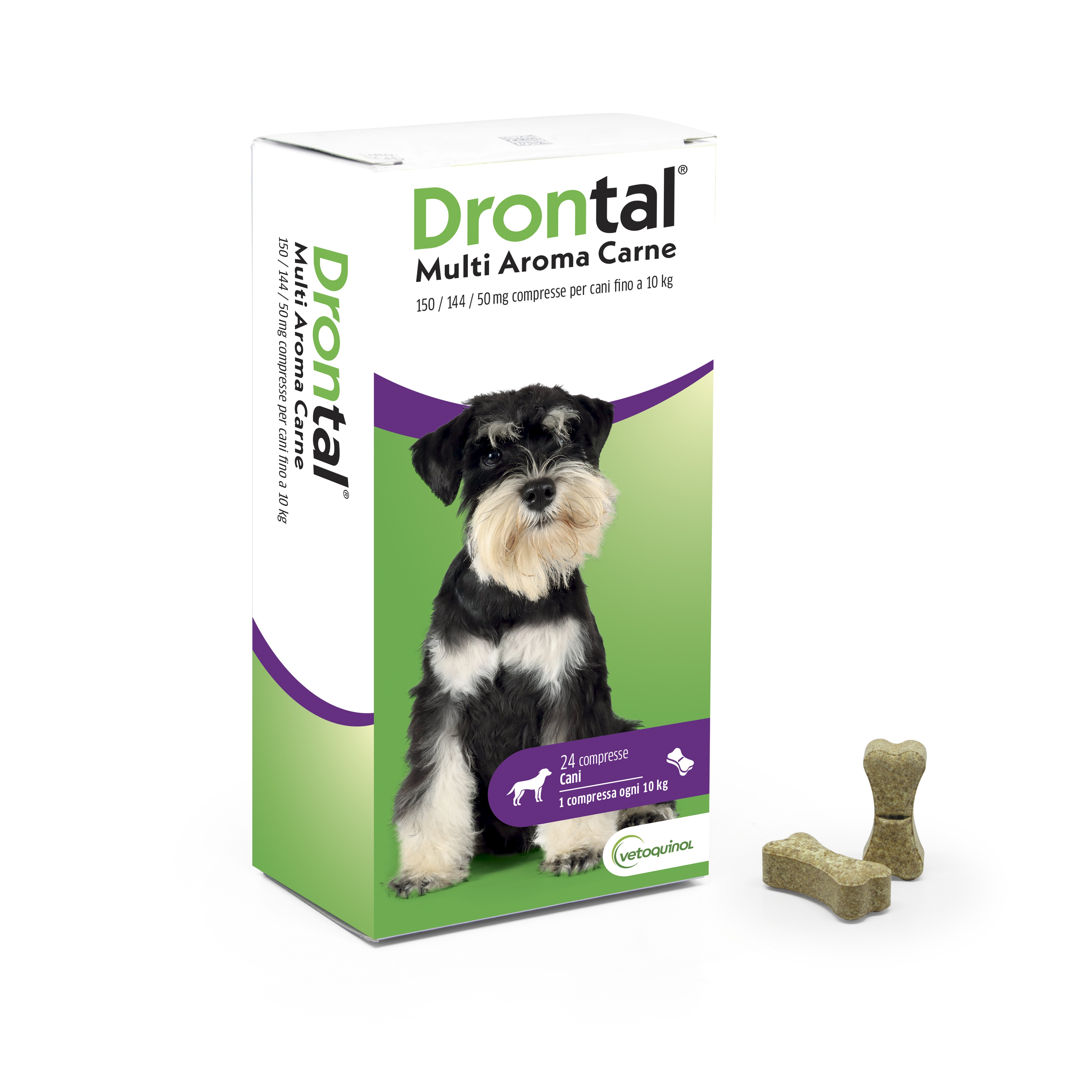 DRONTAL MULTI AR CARNE*24CPR - Farmastop