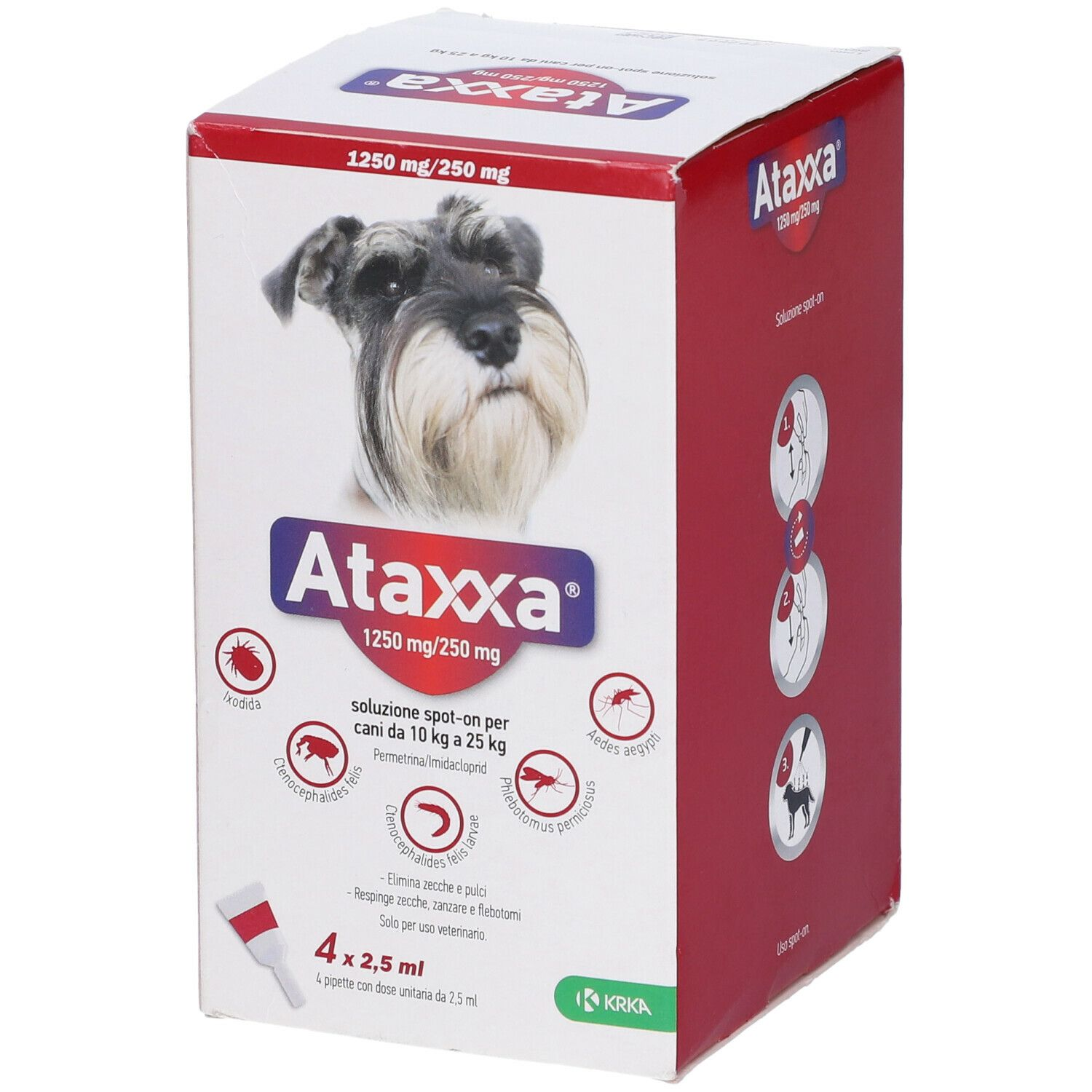 ATAXXA SPOTON*4PIP 10-25KG - Farmastop