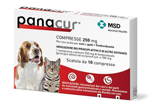 PANACUR*10CPR 250MG - Farmastop