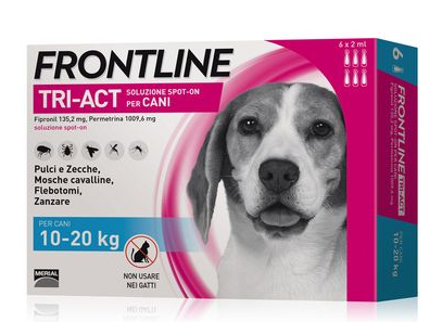 FRONTLINE TRI-ACT*3PIP 10-20KG - Farmastop