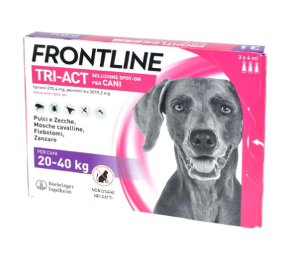FRONTLINE TRI-ACT*3PIP 20-40KG - Farmastop