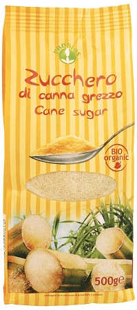 ZUCCHERO DI CANNA GREZZO 500 G - Farmastop
