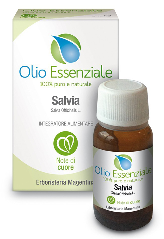SALVIA OFFICINALIS OLIO ESSENZIALE 10 ML - Farmastop