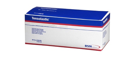 BENDA ELASTICA ORLATA TENSOLASTIC IPOALLERGENICA 8X500 CM - Farmastop