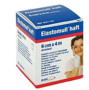 BENDA ELASTICA AUTOADESIVA ELASTOMULL HAFT COMPRESSIONE FORTE 6X400 CM - Farmastop