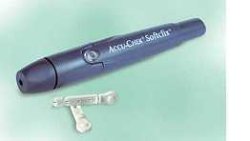 PENNA PUNGIDITO ACCU-CHEK SOFTCLIX + 25 LANCETTE SOFTCLIX + MANUALE DI UTILIZZO - Farmastop
