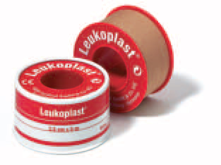 CEROTTO CHIRURGICO PER FISSAGGIO MEDICAZIONI IN ROCCHETTO LEUKOPLAST SUPPORTO VISCOSA COLOR PELLE MASSA ADESIVA CAUCCIU' OSSIDO DI ZINCO 2,5X500CM MUTUABILE - Farmastop