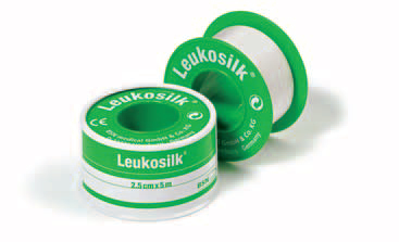 CEROTTO ADESIVO IPOALLERGENICO PER FISSAGGIO MEDICAZIONI LEUKOSILK SUPPORTO ACETATO DI CELLULOSA BIANCO ADESIVO POLIACRILICO SENZA RESINE E GOMME NATURALI 5X500CM MUTUABILE - Farmastop