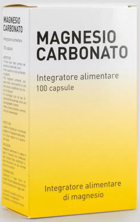 MAGNESIO CARBONATO 100 CAPSULE - Farmastop