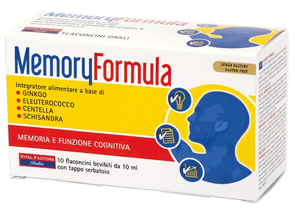 MEMORY FORMULA 10 FLACONCINI 10 ML - Farmastop