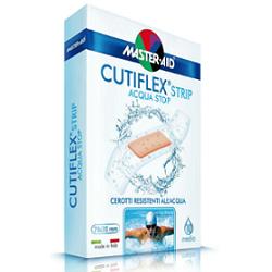 CEROTTO MASTER-AID CUTIFLEXMED STRIP TRASPARENTE IMPERMEABILE SUPPORTO IN POLIURETANO MEDIO 10 PEZZI - Farmastop