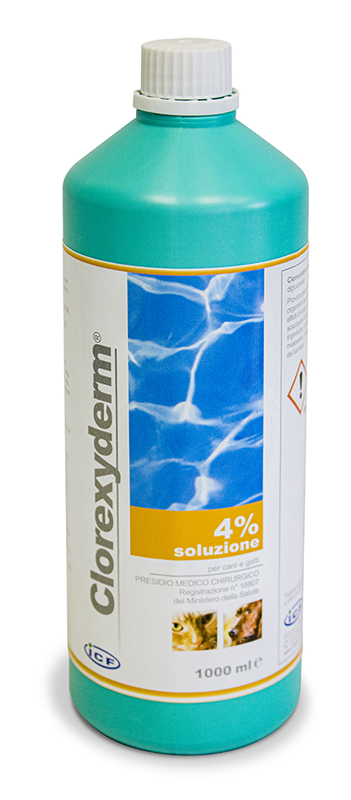 CLOREXYDERM SOLUZIONE 4% 1000 ML - Farmastop