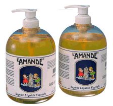 L'AMANDE MARSEILLE SAPOBNE LIQUIDO VEGETALE OLII ESSENZIALI 500 ML - Farmastop