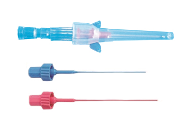 AGO CANNULA MONOVIA 20 GAUGE 0,9X25MM IN ACCIAIO INOX CON SILICONATURA ESTERNA, TAPPO LUER LOCK E ALETTE LATERALI COLORE BLU - Farmastop